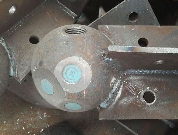 兴安盟螺栓球球塞，网架配件