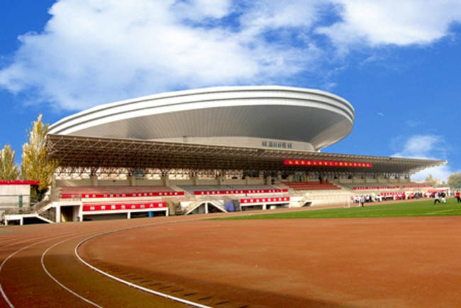 兴安盟体育场看台网架工程